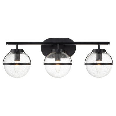 Hollis 3 kinkiet IP44 3xE14 czarny Elstead Lighting