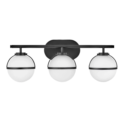 Hollis 3 kinkiet IP44 3xE14 czarny Elstead Lighting