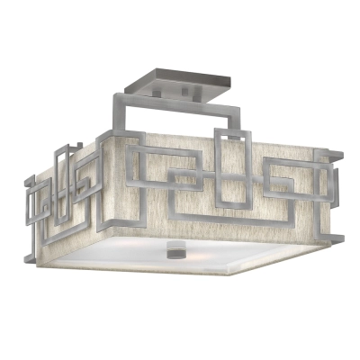 Lanza 3 lampa sufitowa 3xE27 antyczny nikiel Elstead Lighting