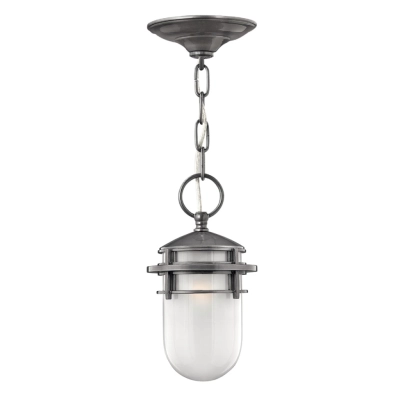 Reef 1 lampa wisząca 1xE27 IP44 szara Elstead Lighting