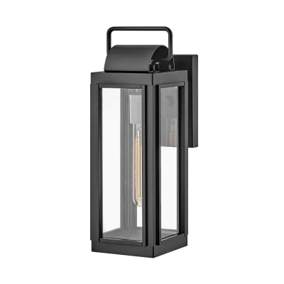 Sag Harbor 1 kinkiet IP44 1xE27 czarny Elstead Lighting