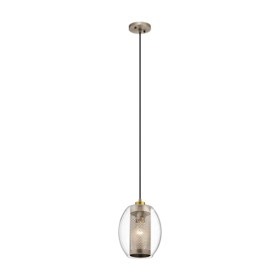 Asher 1 lampa wisząca 1xE27 antyczny pewter Elstead Lighting