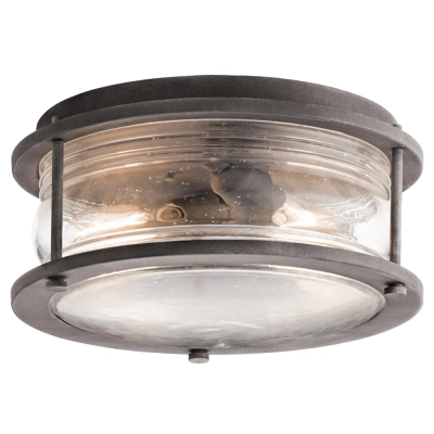 Ashlandbay 2 lampa sufitowa 2xE27 stary cynk Elstead Lighting