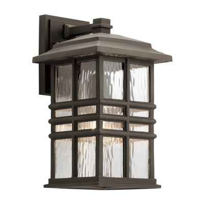 Beacon Square kinkiet E27 IP44 stary brąz Elstead Lighting