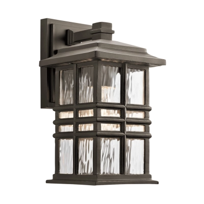 Beacon Square kinkiet E27 IP44 stary brąz Elstead Lighting