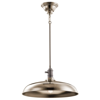 Cobson 1 lampa wisząca 1xE27 nikiel Elstead Lighting