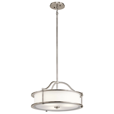 Emory 3 lampa wisząca 3x27 klasyczny pewter Elstead Lighting