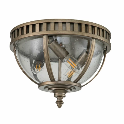 Halleron lampa sufitowa 3xE14 IP44 oksydowany brąz Elstead Lighting