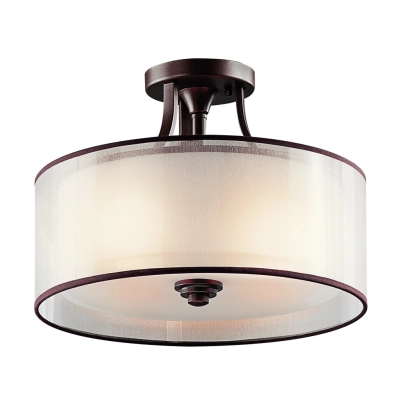 Lacey 3 lampa sufitowa 3xE27 ciemny brąz Elstead Lighting