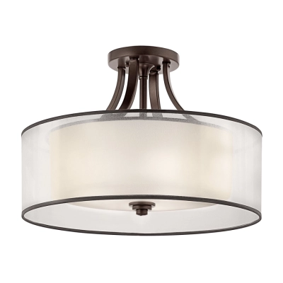 Lacey 4 lampa sufitowa 4xE27 ciemny brąz Elstead Lighting