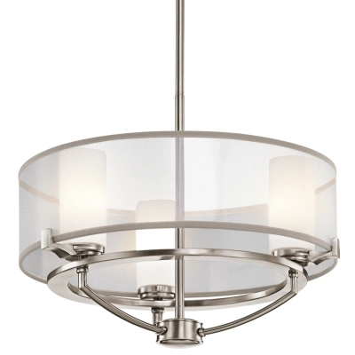 saldana 3 żyrandol 3xG9 pewter Elstead Lighting