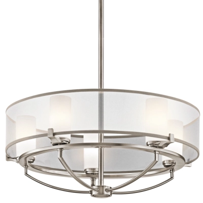 saldana 5 żyrandol 5xG9 pewter Elstead Lighting