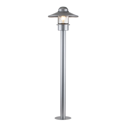 Klampenborg lampa stojąca E27 IP44 srebrna Elstead Lighting