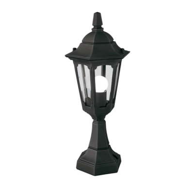 Parish Mini lampa stojąca 1xE27 IP44 czarna Elstead Lighting