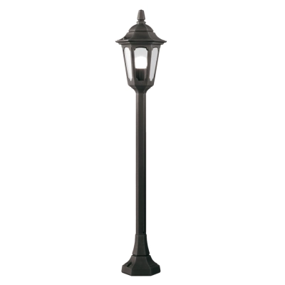 Parish Mini lampa stojąca 1xE27 IP44 czarna Elstead Lighting