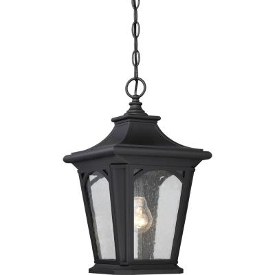 Bedford lampa wisząca 1xE27 IP44 czarny Elstead Lighting