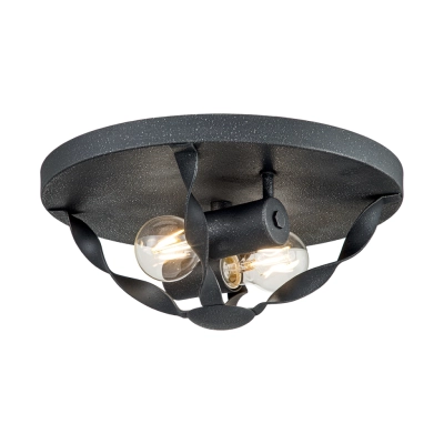 Bradbury lampa sufitowa 2xE14 popielata Elstead Lighting