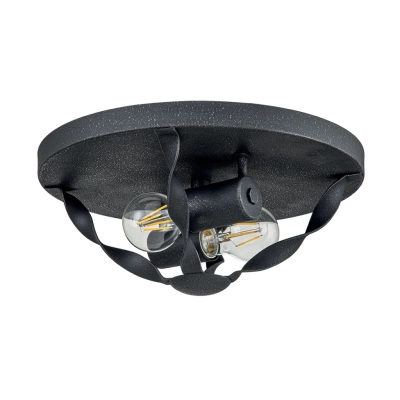 Bradbury lampa sufitowa 2xE14 popielata Elstead Lighting