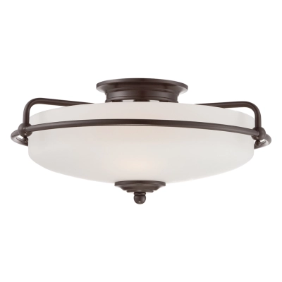 Grifin lampa sufitowa 3xE27 palladiański brąz Elstead Lighting