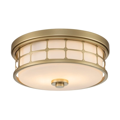 Guardian 2 lampa sufitowa 2xE27 IP44 mosiądz Elstead Lighting