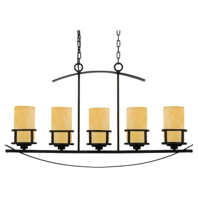 Kyle 5 żyrandol 5xE27 brąz cesarski Elstead Lighting