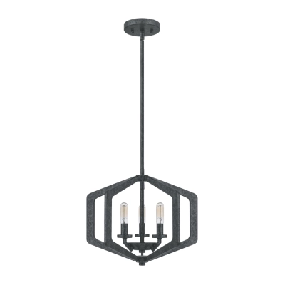 Vanguard lampa wisząca 3xE14 czarna Elstead Lighting