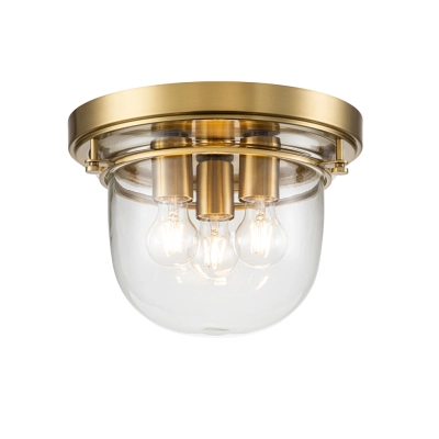 Whistling lampa sufitowa IP44 3xE27 szczotkowany mosiądz Elstead Lighting