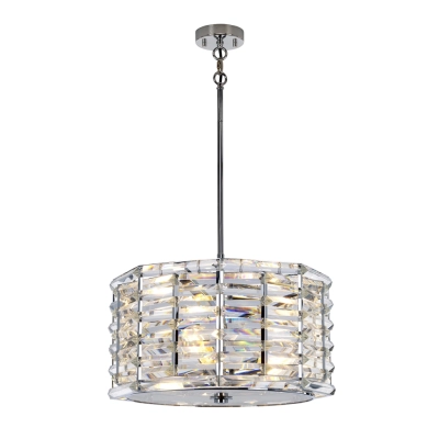 Shoal lampa wisząca 4xE27 polerowany nikiel Elstead Lighting