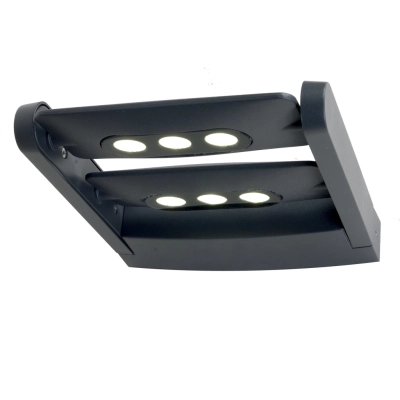 Sigmund 6 kinkiet LED IP65 18W grafitowy Elstead Lighting