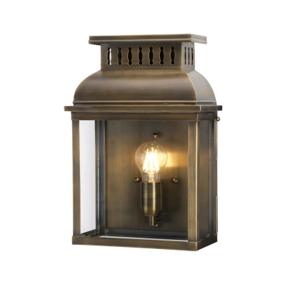 Westminster kinkiet 1xE27 IP44 stary mosiądz Elstead Lighting