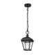 Bayview 1 lampa wisząca IP44 1xE27 czarna Elstead Lighting