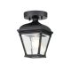 Bayview 1 lampa sufitowa IP44 1xE27 czarna Elstead Lighting