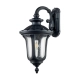 Chicago 1 kinkiet IP44 1xE27 czarny Elstead Lighting