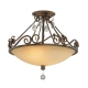 Chateau 2 lampa sufitowa 2xE27 kawowy Elstead Lighting