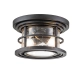 Lighthouse lampa sufitowa 2xE27 IP44 czarna Elstead Lighting