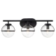 Hollis 3 kinkiet IP44 3xE14 czarny Elstead Lighting