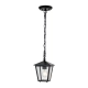 Huntersfield 1 lampa wisząca IP44 1xE70 czarna Elstead Lighting