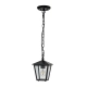 Huntersfield 1 lampa wisząca IP44 1xE70 czarna Elstead Lighting