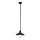 Allenbury 1 lampa wisząca IP44 1xE27 czarna Elstead Lighting