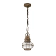 Bridge Point lampa wisząca 1xE27 IP44 mosiądz Elstead Lighting