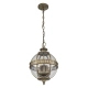 Halleron lampa wisząca 3xE14 IP44 oksydowany brąz Elstead Lighting