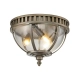 Halleron lampa sufitowa 3xE14 IP44 oksydowany brąz Elstead Lighting