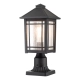 Cedar Point lampa stojąca 1xE27 IP44 czarny Elstead Lighting