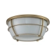 Chance 2 lampa sufitowa IP44 2xE27 mosiądz Elstead Lighting