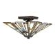 Maybeck 2 lampa sufitowa 2xE27 ciemny brąz Elstead Lighting