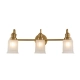 Swell 3 kinkiet IP44 3xG9 szczotkowany mosiądz Elstead Lighting