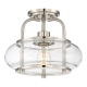 Trilogy lampa sufitowa 1xE27 szczotkowany nikiel Elstead Lighting