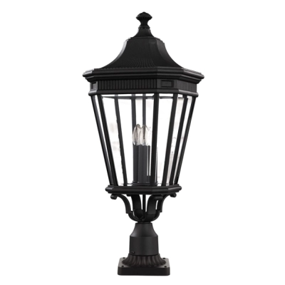 Cotswold Lane słupek ogrodowy L Black elstead lighting feiss