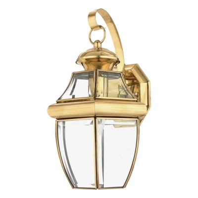 Newbury Medium kinkiet Polished Brass quoizel elstead lighting