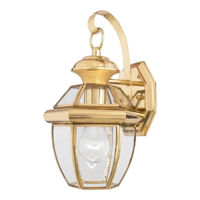 Newbury Small kinkiet Polished Brass quoizel elstead lighting